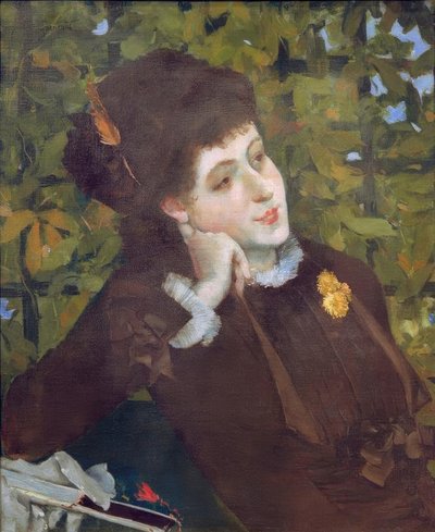 Portrait of a Woman (Berthe Morisot) by Norbert Goeneutte